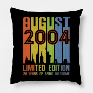 August 2004 20 Years Of Being Awesome Limited Edition Pillow