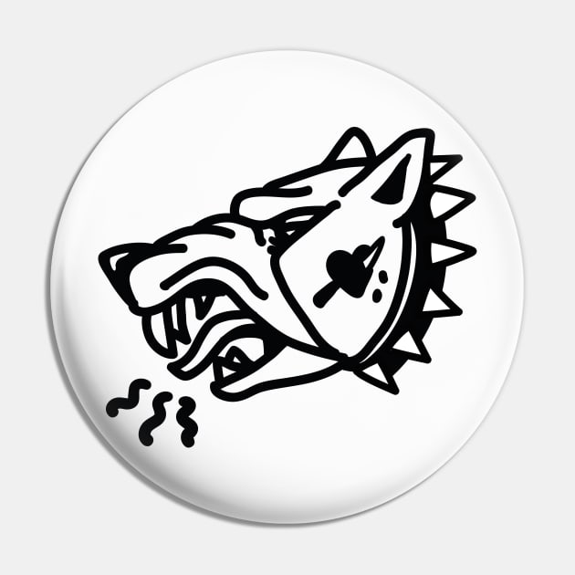 DogFace Pin by moriresnacer