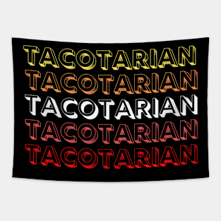 Taco Lover Tacotarian Mexican Food Tapestry