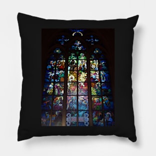 St Vitus Window in Prague Pillow