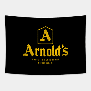 Arnold's - Drive-In Restaurant - Milwaukee, WI - vintage logo Tapestry