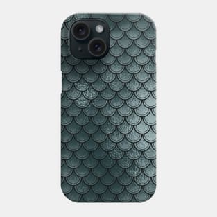 Shiny Gray Snake Scales Phone Case