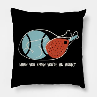 Funny Padel Thanksgiving Pillow