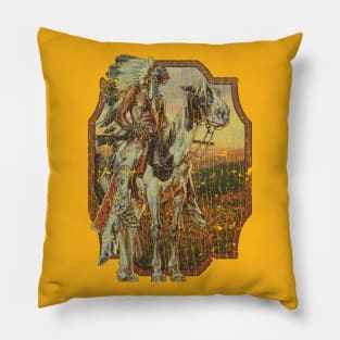 Native Sunset 1973 Pillow