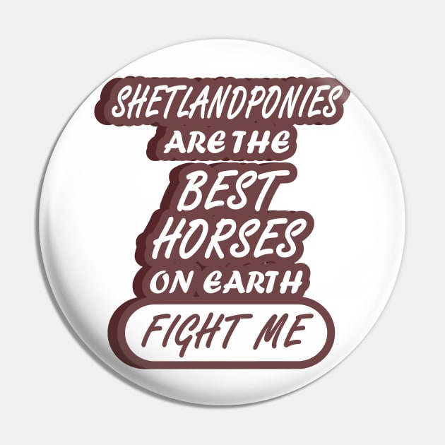 Shetlandpony Horse Small Mini Stringles Pin by FindYourFavouriteDesign