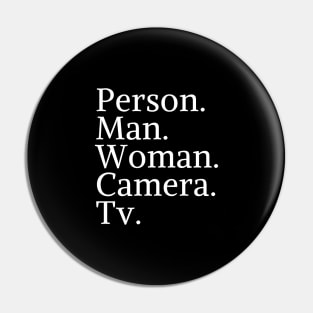 person man woman camera tv Pin