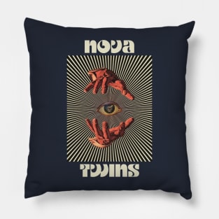 Hand Eyes Nova Twins Pillow