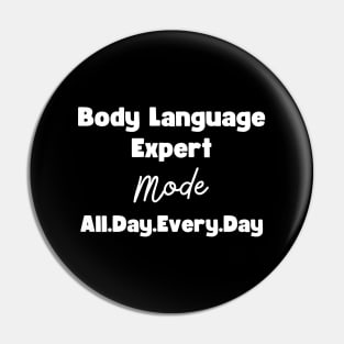 Body Language Pin