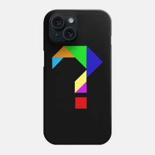 Halloween Tangram Question Mark Phone Case