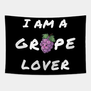 Grape Lover Cute Funny Tapestry