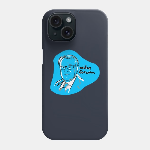 Milos Forman Phone Case by realisateur