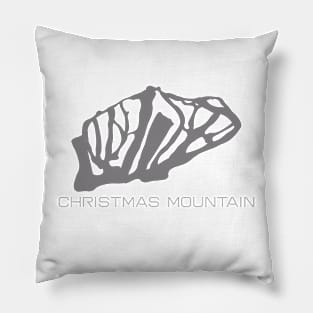 Christmas Mountain Resort 3D Pillow