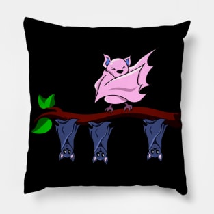 Dabbing Bat Individuality Humor Fun Pillow