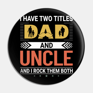 I have two titles funny Father's day Dad jokes Pin