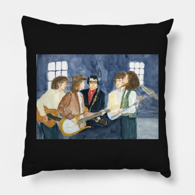 The Travelling Wilburys recording session Pillow by Rec Affect Band Merch