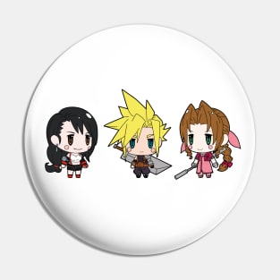 Cute love (Tifa, Cloud, Aerith) Pin