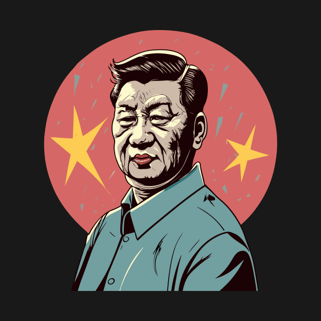 Xi Jinping Background Flag by kknows