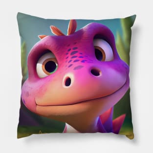 Baby Dinosaur Dino Bambino - Ava Pillow