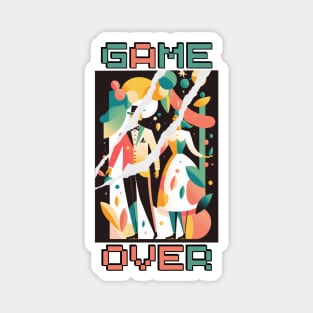 Game Over: A Bittersweet Ending Magnet