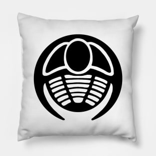 Trilobite Black Pillow