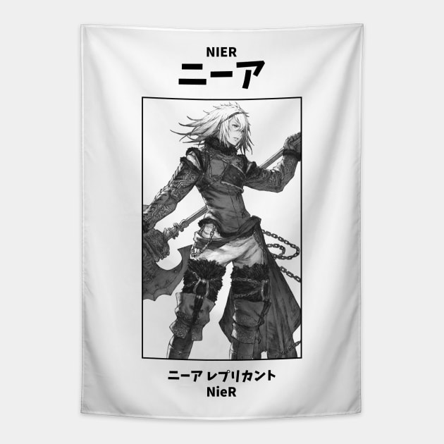 The Man who Destroyed the World Nier Tapestry by KMSbyZet