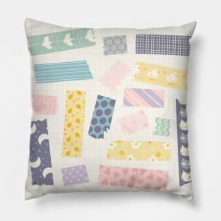 Pastel Washi Tape Pillow