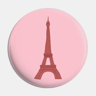 Pink Eiffel Tower by Courtney Graben Pin
