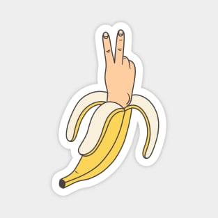 Banana hand Magnet