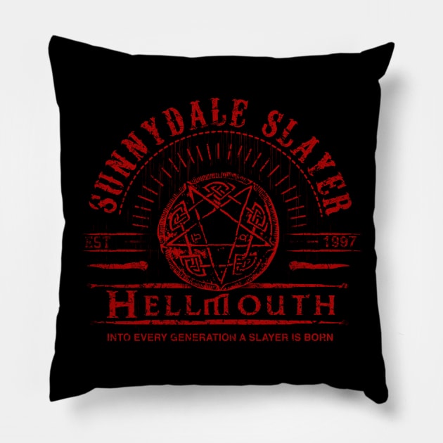 Hellmouth Pillow by FanFreak