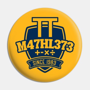 Mathlete Mono 1 Pin