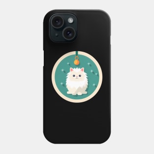 Persian Cat Xmas  Ornament, Love Cats Phone Case