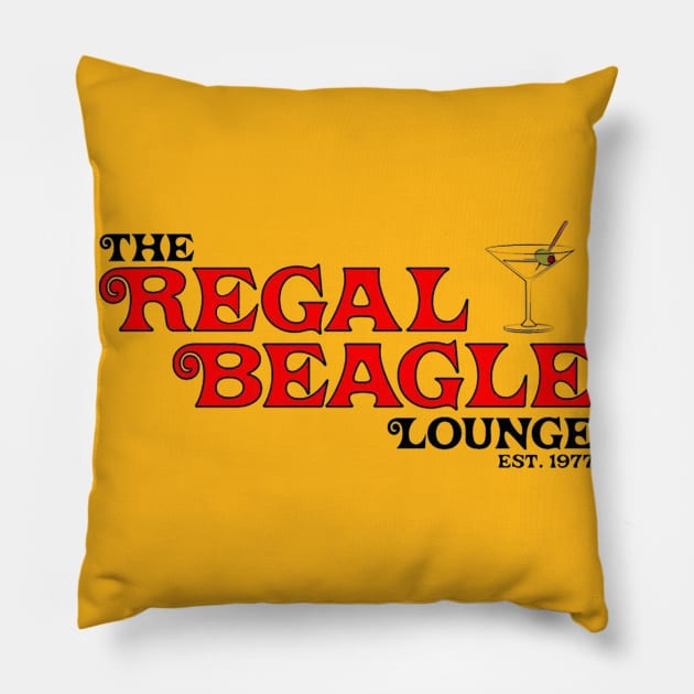 the regal beagle Pillow by tastasa