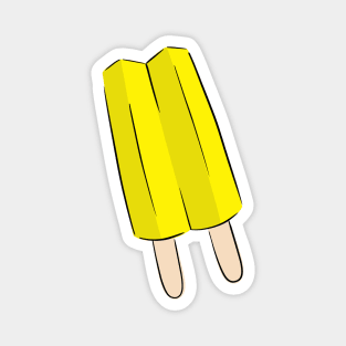Yellow Popsicle Magnet