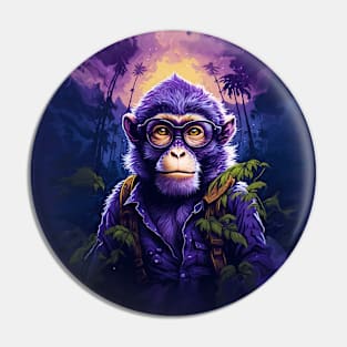 Monkey adventure Pin