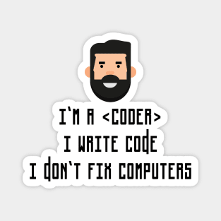 I'm a Coder Collection Magnet