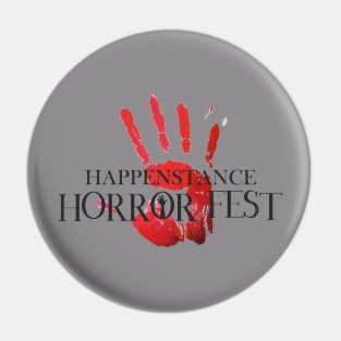 Happenstance Hand Black Logo Pin