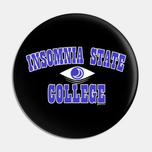 Insomnia State College Pin