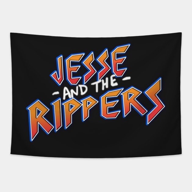 80s Rock Band Tapestry by Heyday Threads