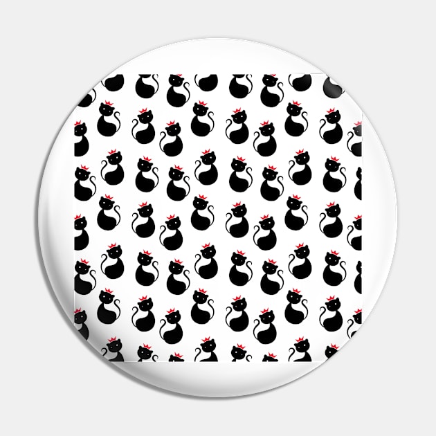 Cat Pattern Pin by AnimalPatterns