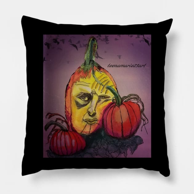 Halloween Pillow by teenamarie23art