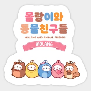 Best Molang Stickers Pack