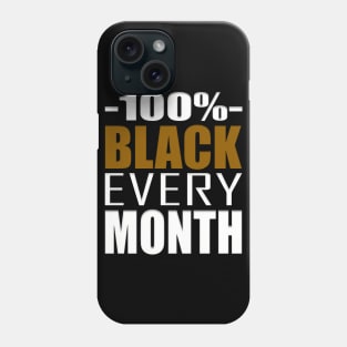 Black history, Melanin, Ethiopian, Rasta Phone Case