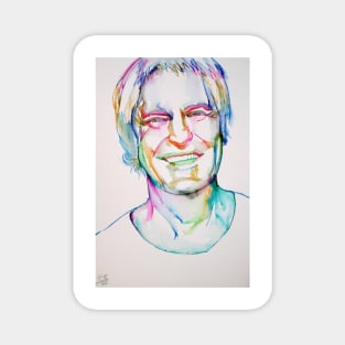 TIMOTHY LEARY watercolor and ink portrait Magnet