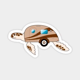 Sea Turtle Camper Magnet