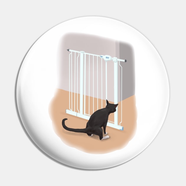 聪明的小黑猫smart little black cat Pin by take a book