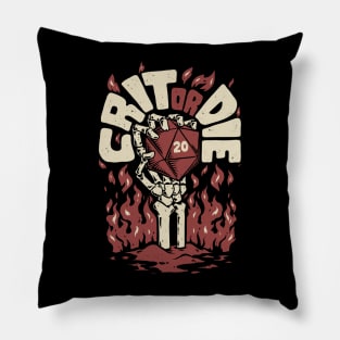 RPG - Crit or Die Pillow