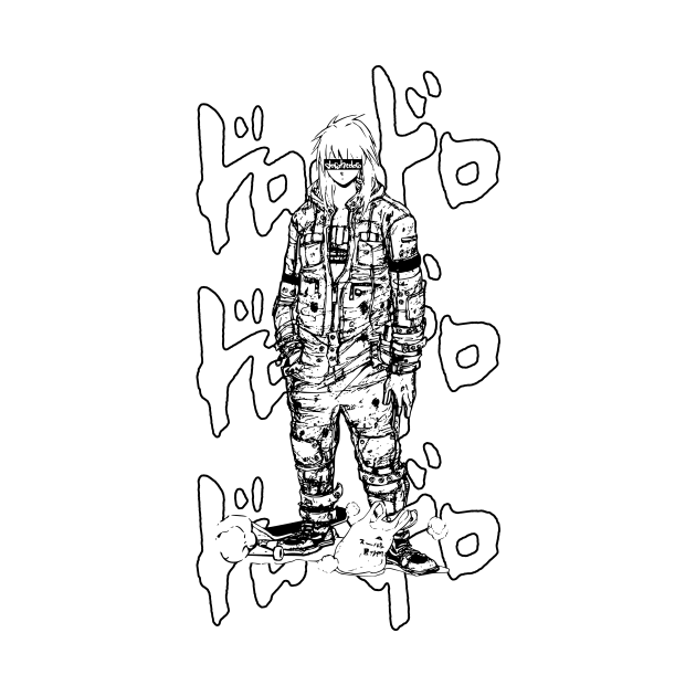 Dorohedoro Nikaido by nagai