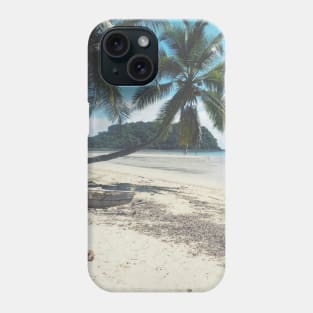 Palm Trees on a Tropical Island's Beach (Nosy Be, Madagascar) Phone Case