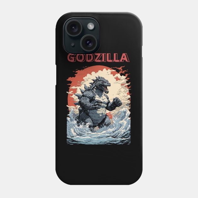 Godzilla Battle Minus one Phone Case by Alex