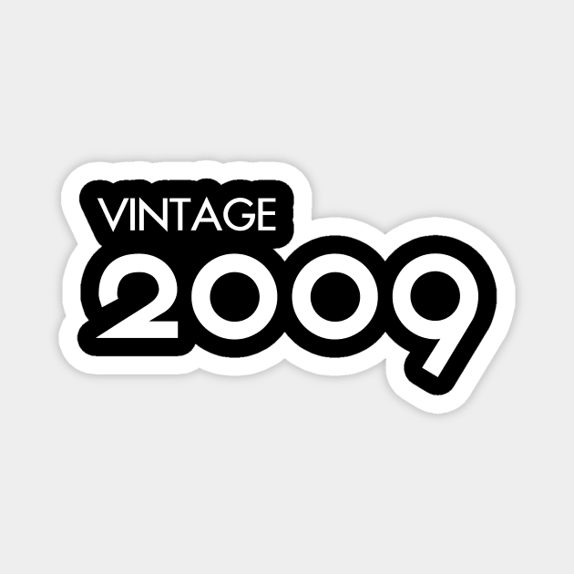 Vintage 2009 Gift 11th Birthday Party Magnet by Damsin